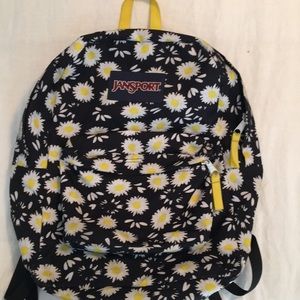 Daisy Print Jansport Back Pack